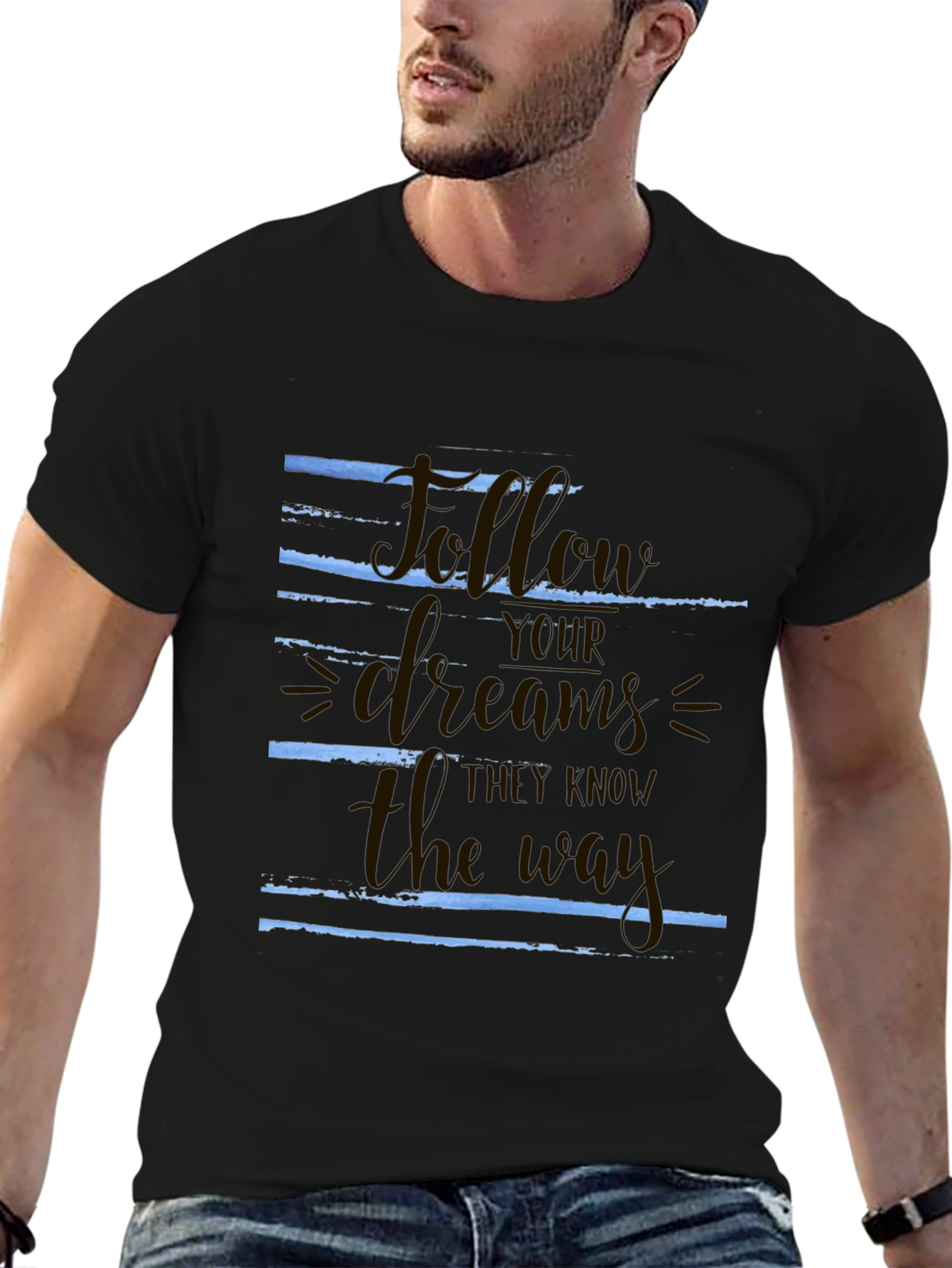 Follow Your Dreams Graphic T-Shirt - Motivational Tee