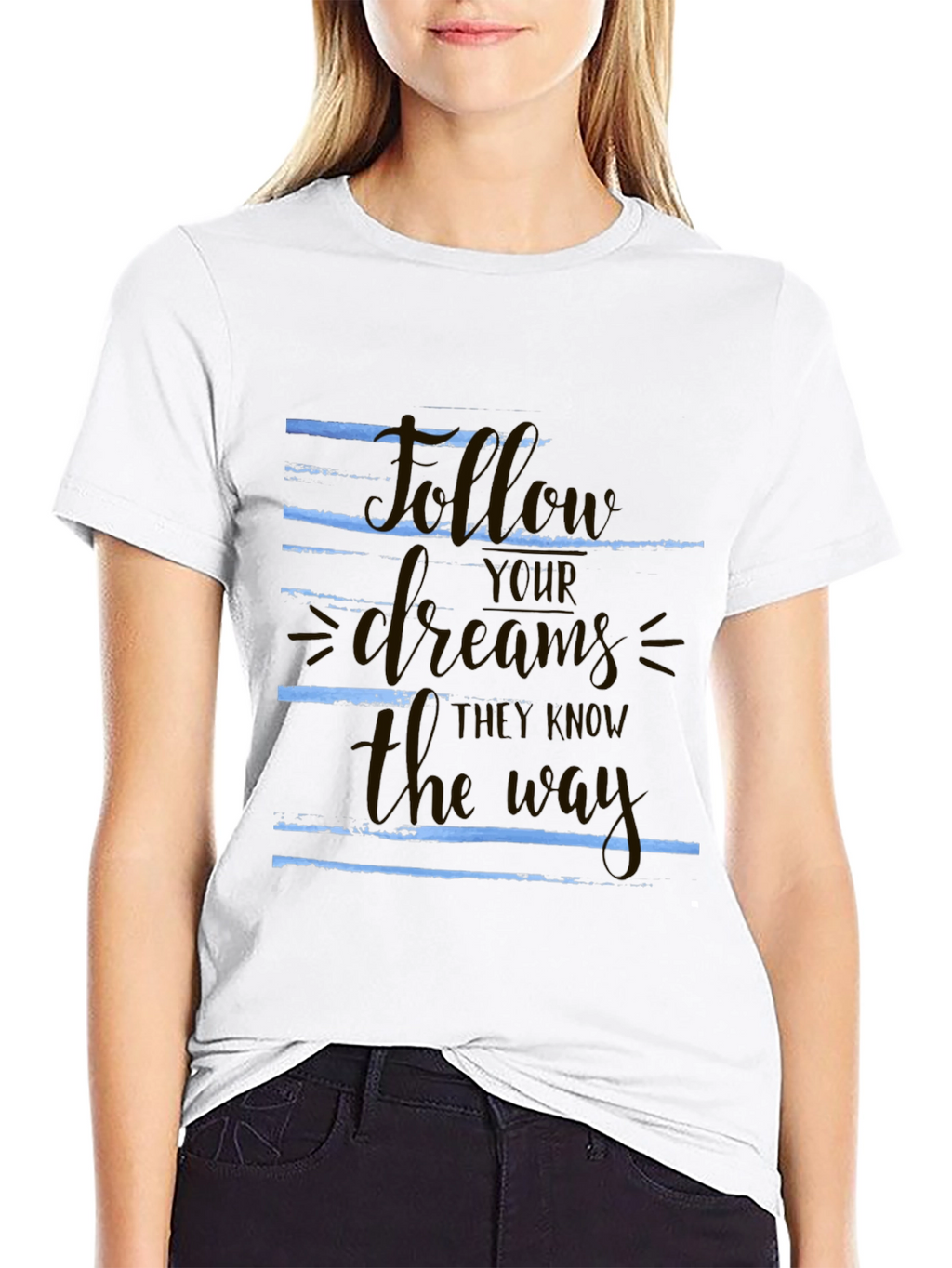 Follow Your Dreams Graphic T-Shirt - Motivational Tee