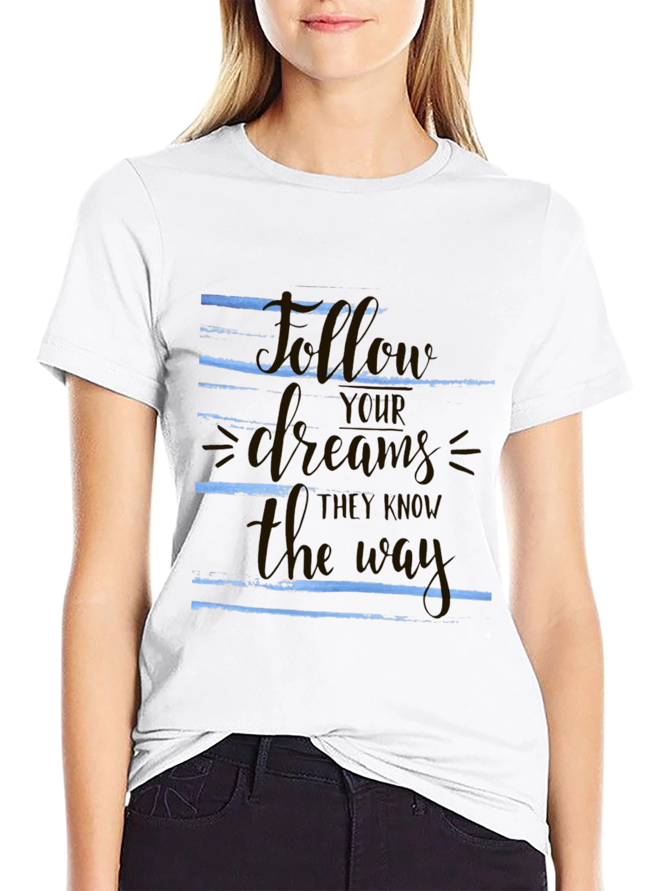 Follow Your Dreams Graphic T-Shirt - Motivational Tee