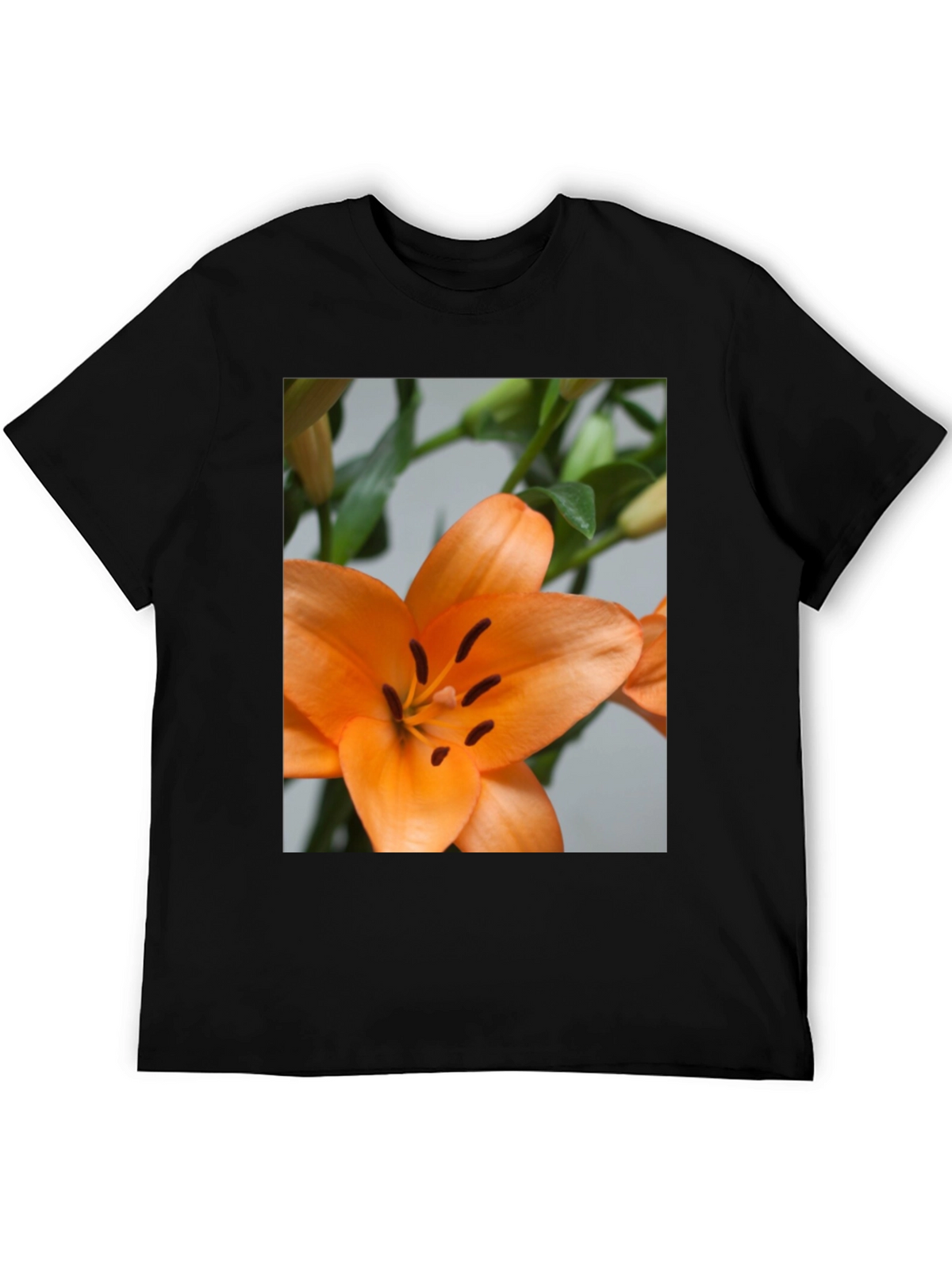 Orange Lily Graphic T-Shirt