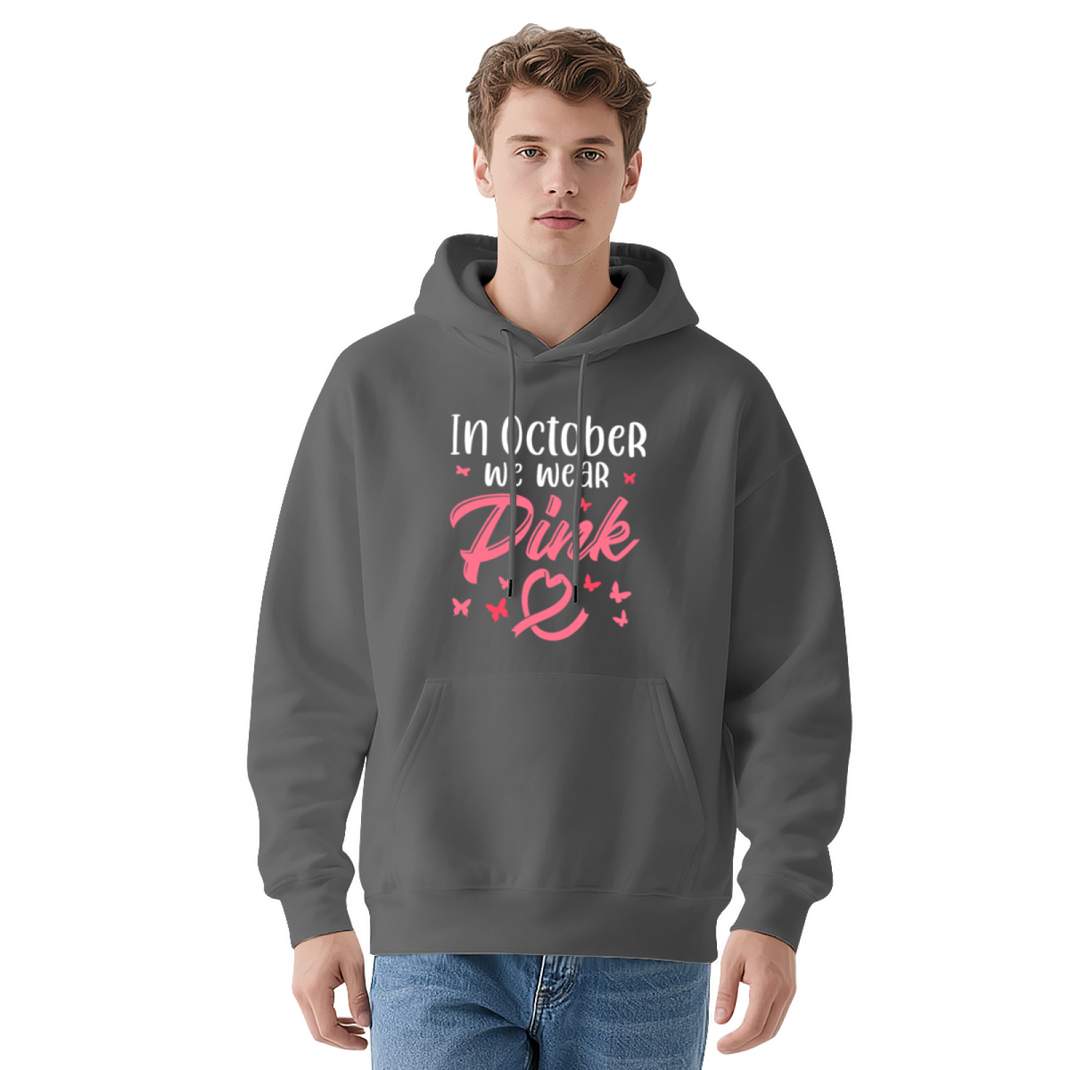 Colorful Butterfly Pullover - "In October WE WEAR"