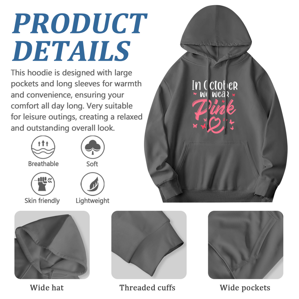 Colorful Butterfly Pullover - "In October WE WEAR"