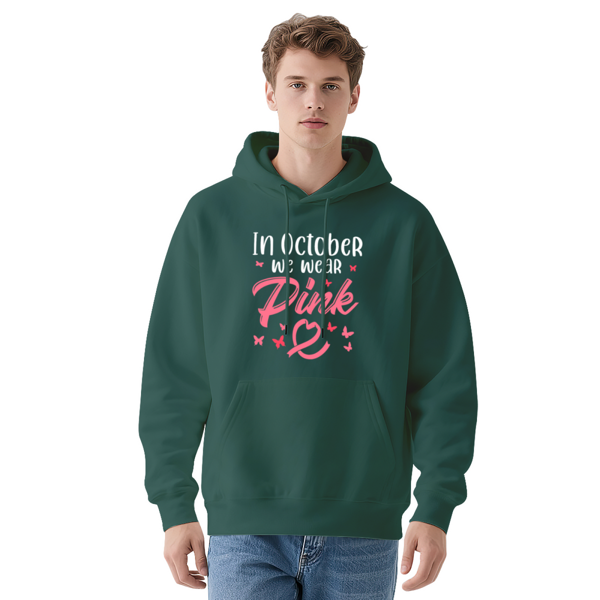 Colorful Butterfly Pullover - "In October WE WEAR"