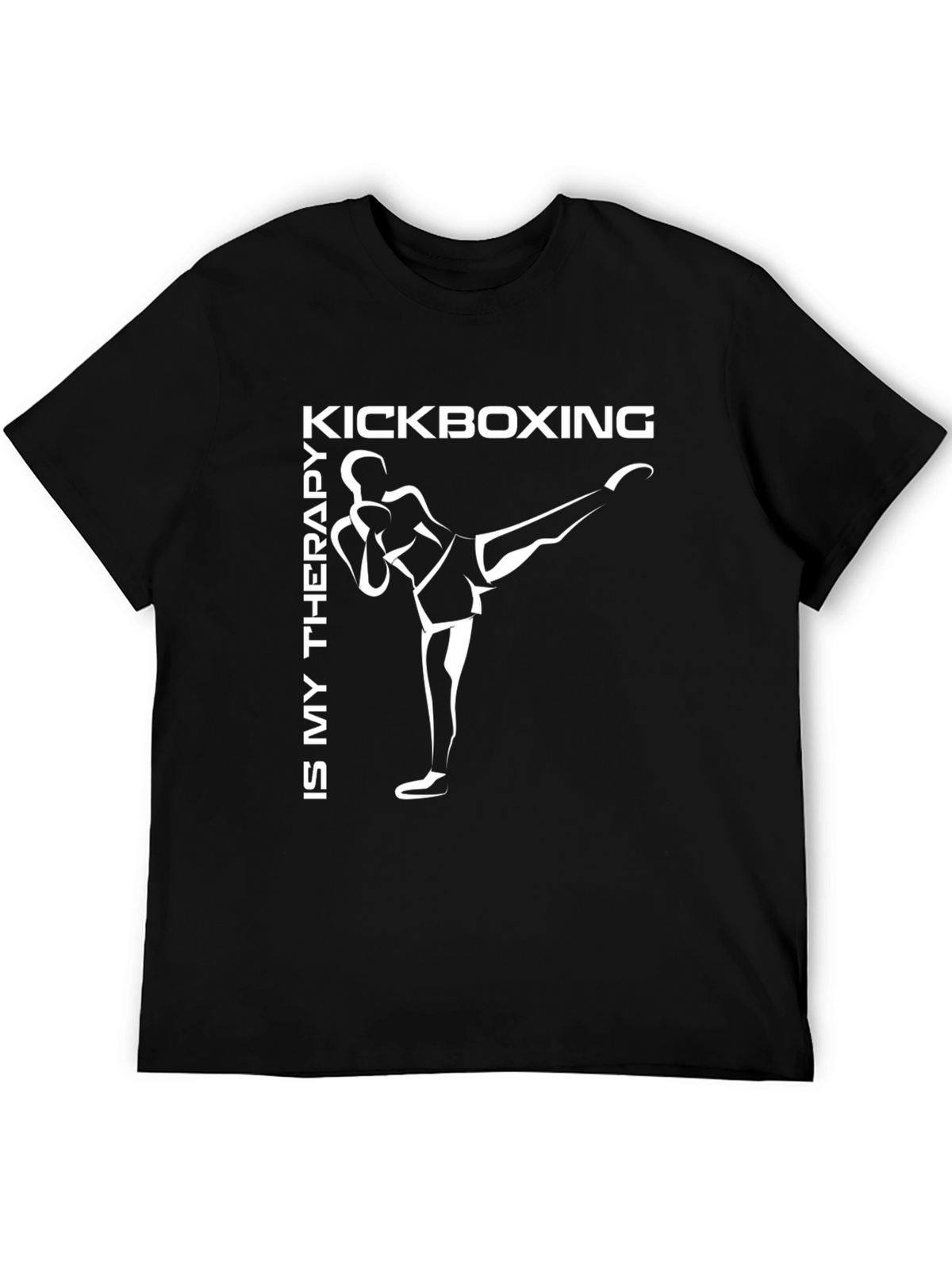 Kickboxing Therapy Black T-Shirt
