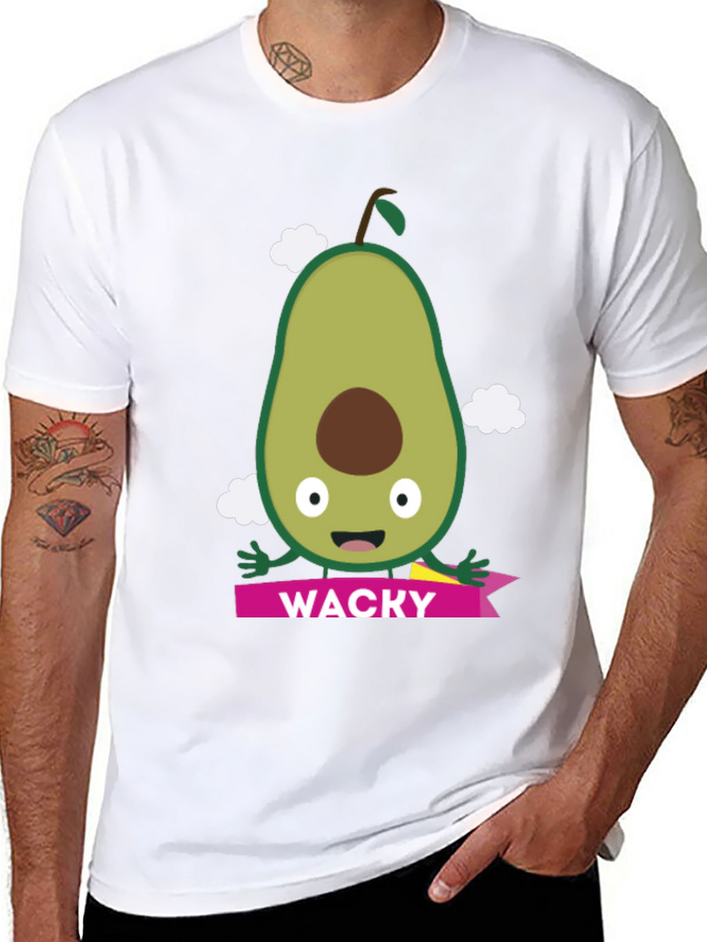 Wacky Avocado Graphic Tee - Fun & Unique Design