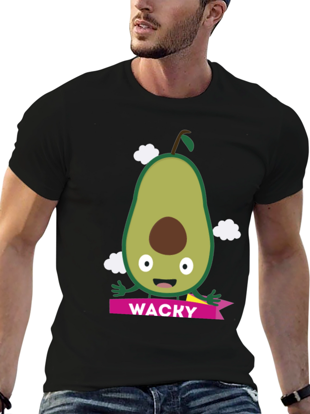 Wacky Avocado Graphic Tee - Fun & Unique Design