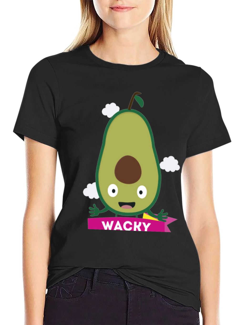 Wacky Avocado Graphic Tee - Fun & Unique Design