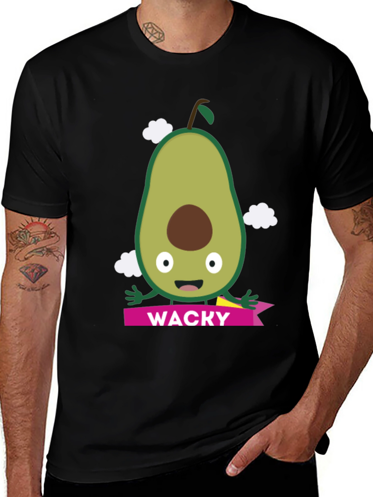 Wacky Avocado Graphic Tee - Fun & Unique Design