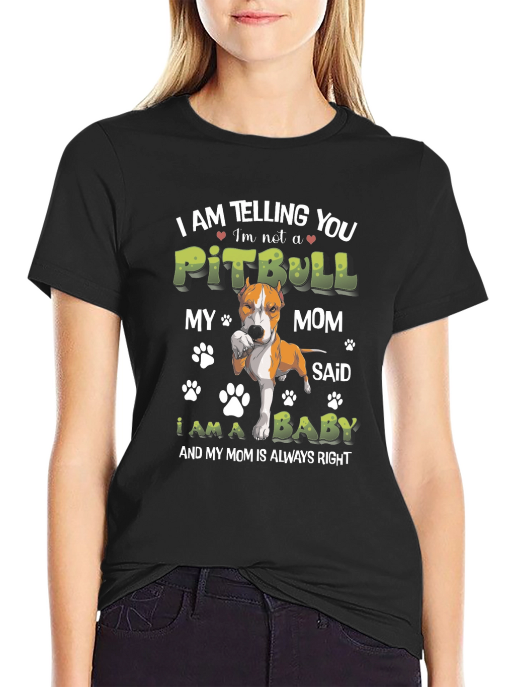Im Not a Pitbull Baby T-Shirt
