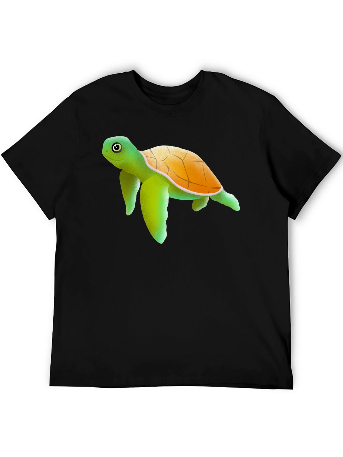 Turtle Graphic Tee - Cute Animal Print Shirt