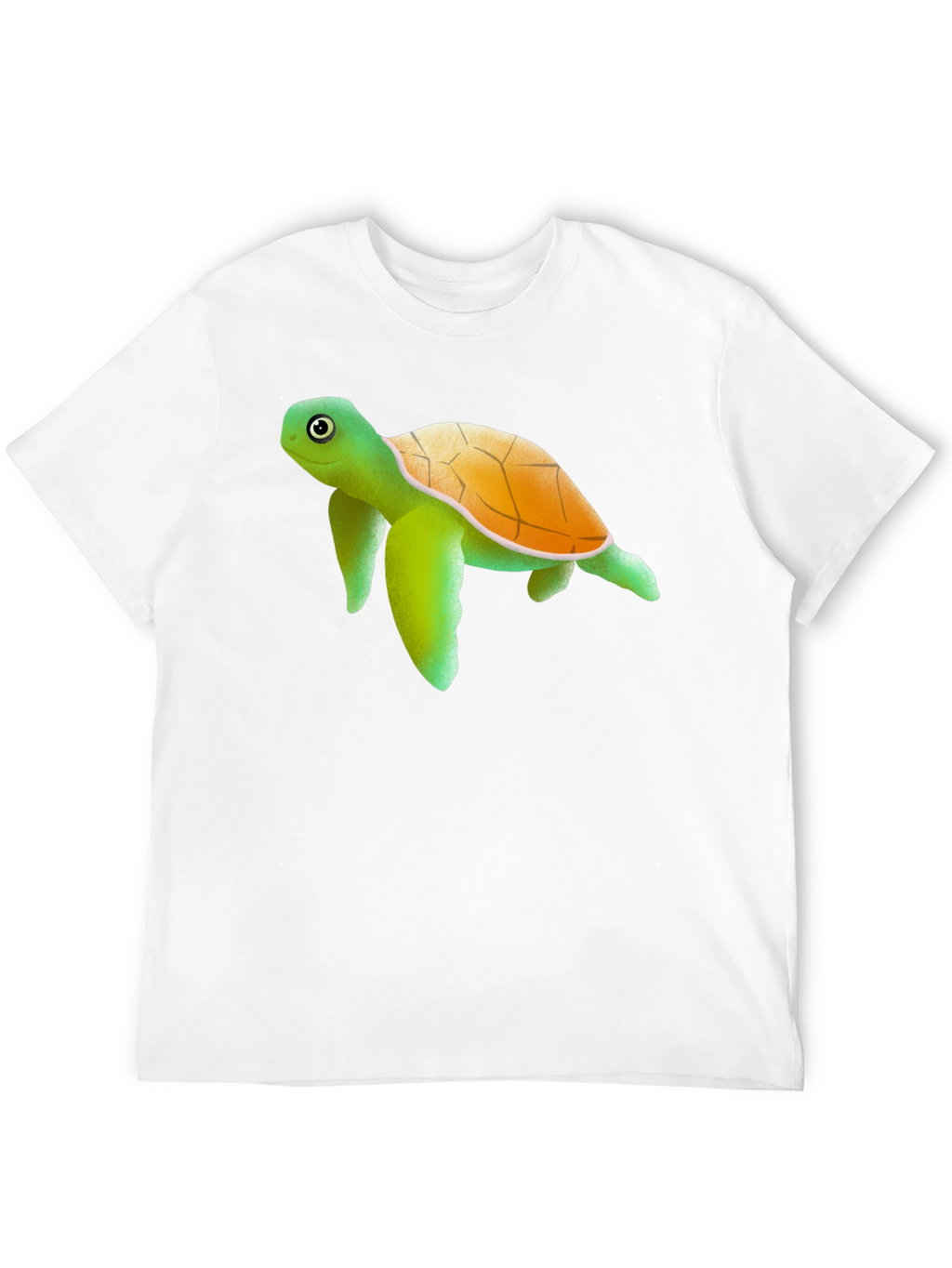 Turtle Graphic Tee - Cute Animal Print Shirt