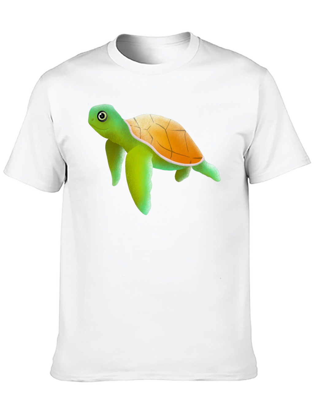 Turtle Graphic Tee - Cute Animal Print Shirt