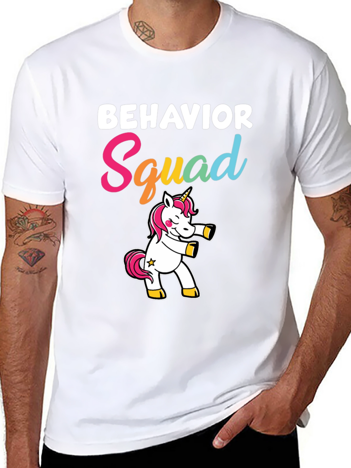 Behavior Squad Unicorn Graphic T-Shirt