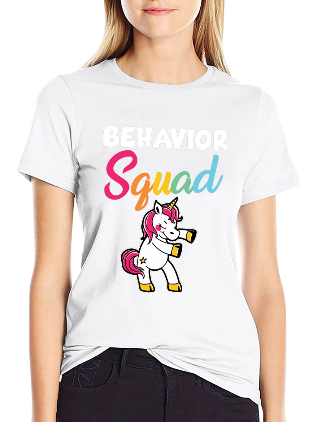 Behavior Squad Unicorn Graphic T-Shirt