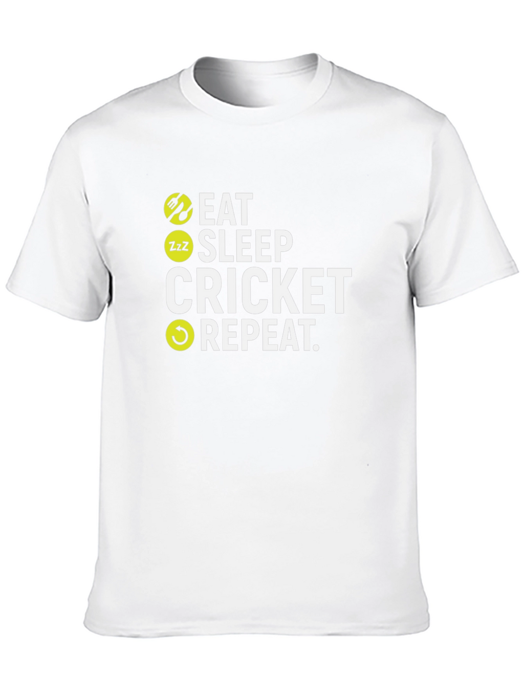 Eat Sleep Cricket Repeat T-Shirt