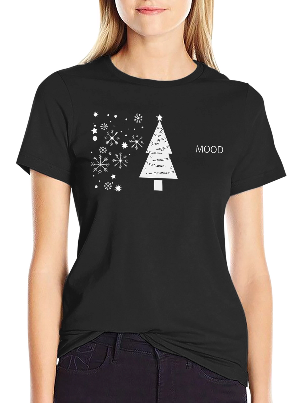 Christmas Mood Tee - Holiday Graphic T-Shirt
