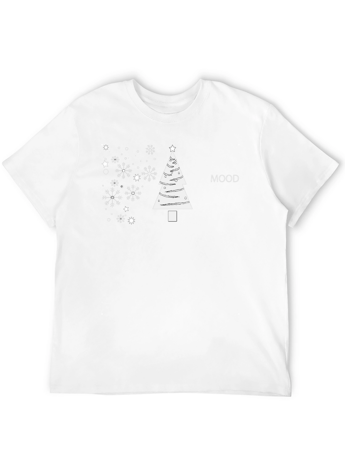 Christmas Mood Tee - Holiday Graphic T-Shirt