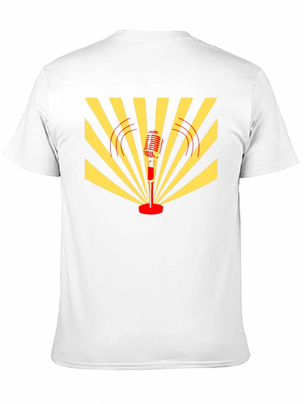 Retro Microphone Graphic T-Shirt