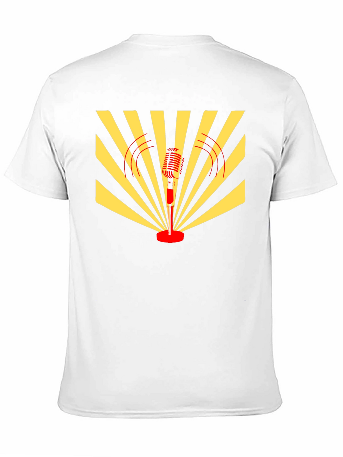 Retro Microphone Graphic T-Shirt