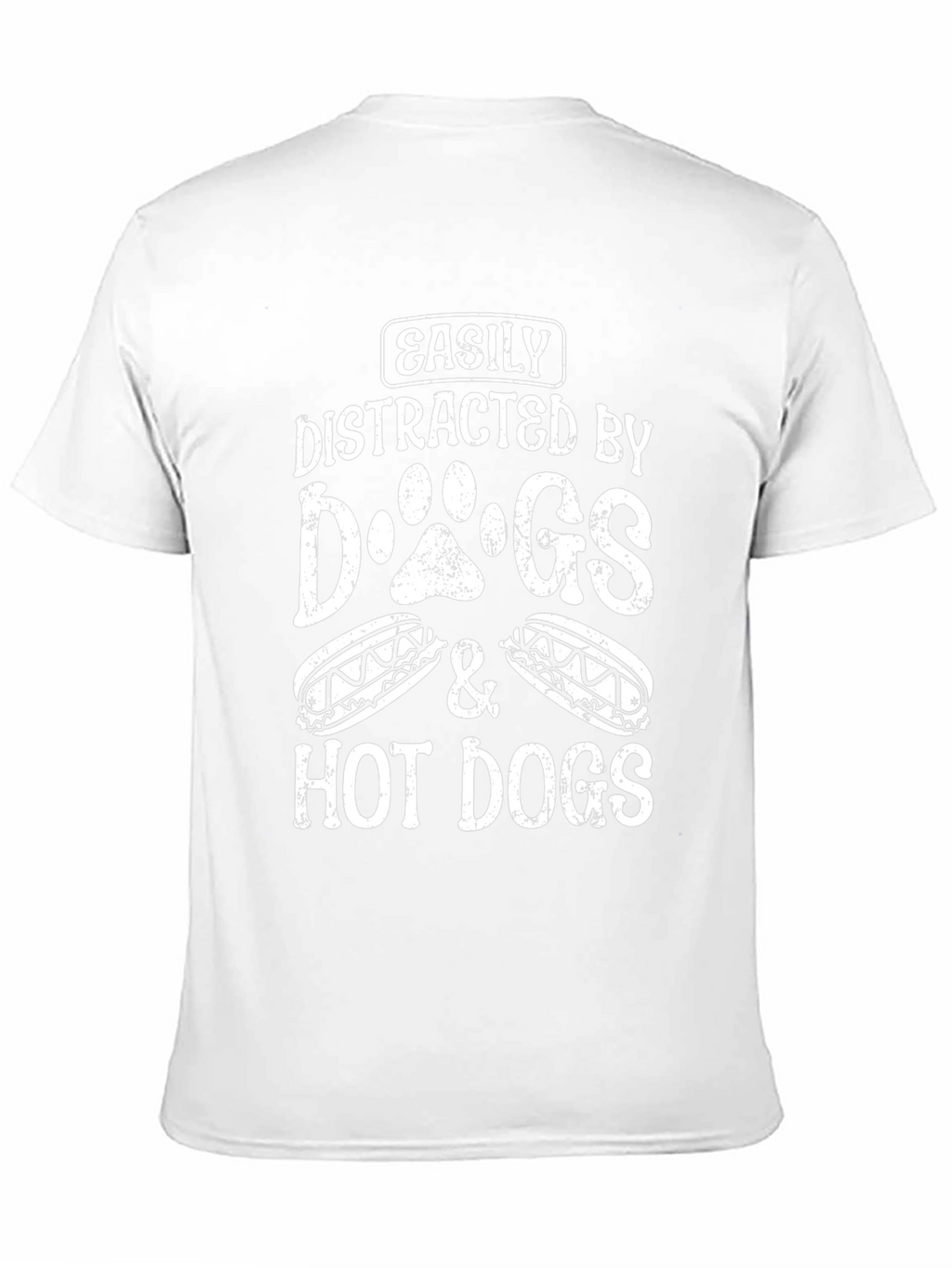 Easily Distracted By Dogs & Hot Dogs T-Shirt