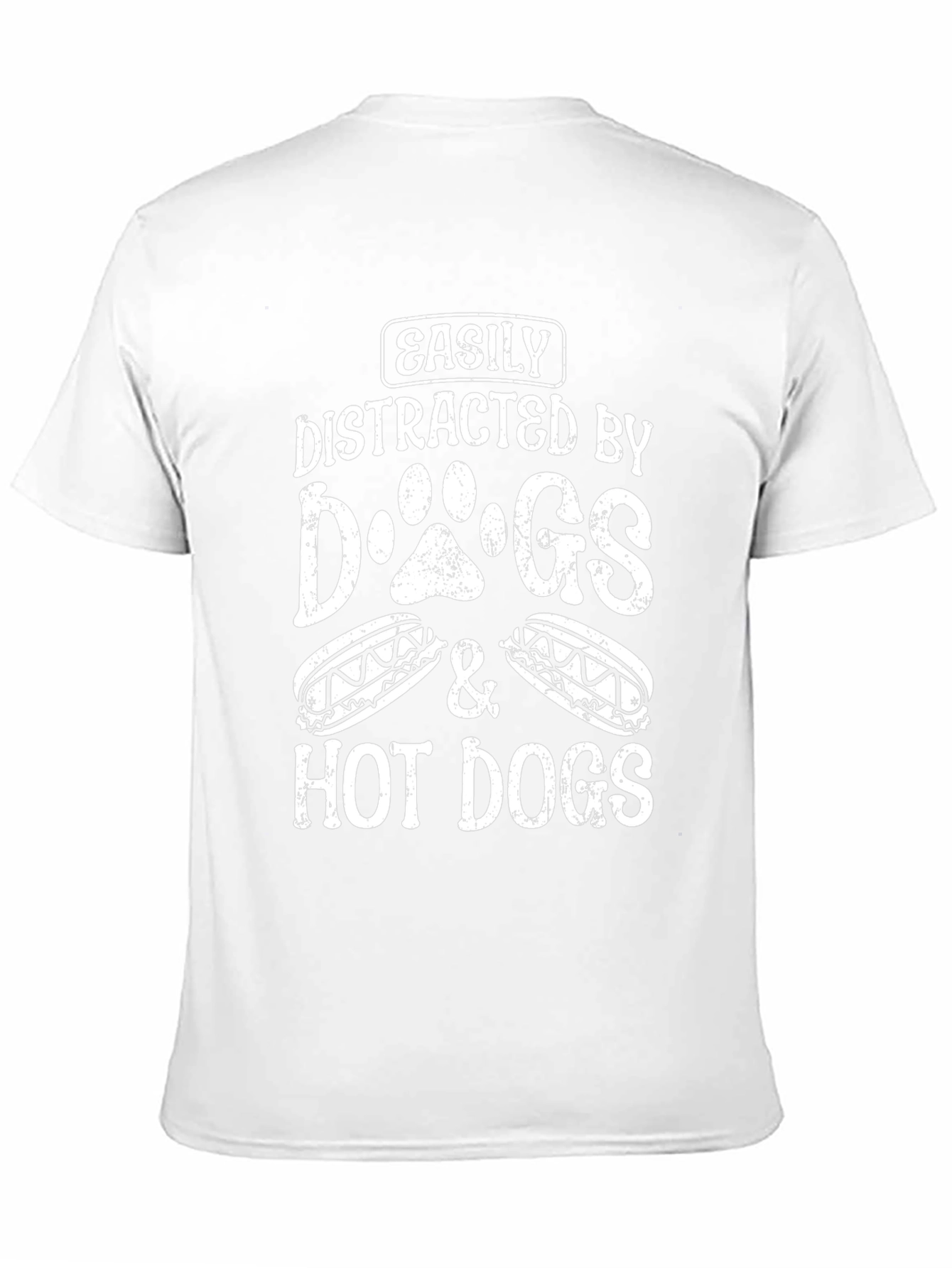 Easily Distracted By Dogs & Hot Dogs T-Shirt