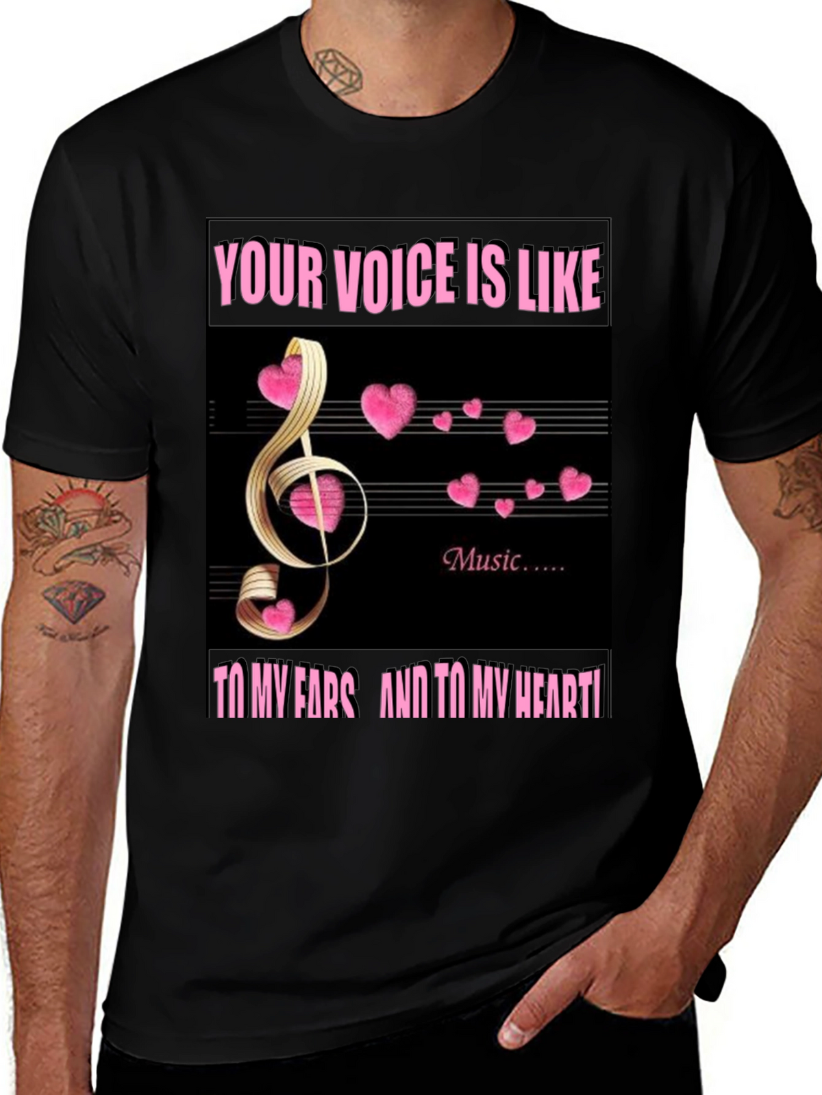 Voice is Like Music Graphic Tee