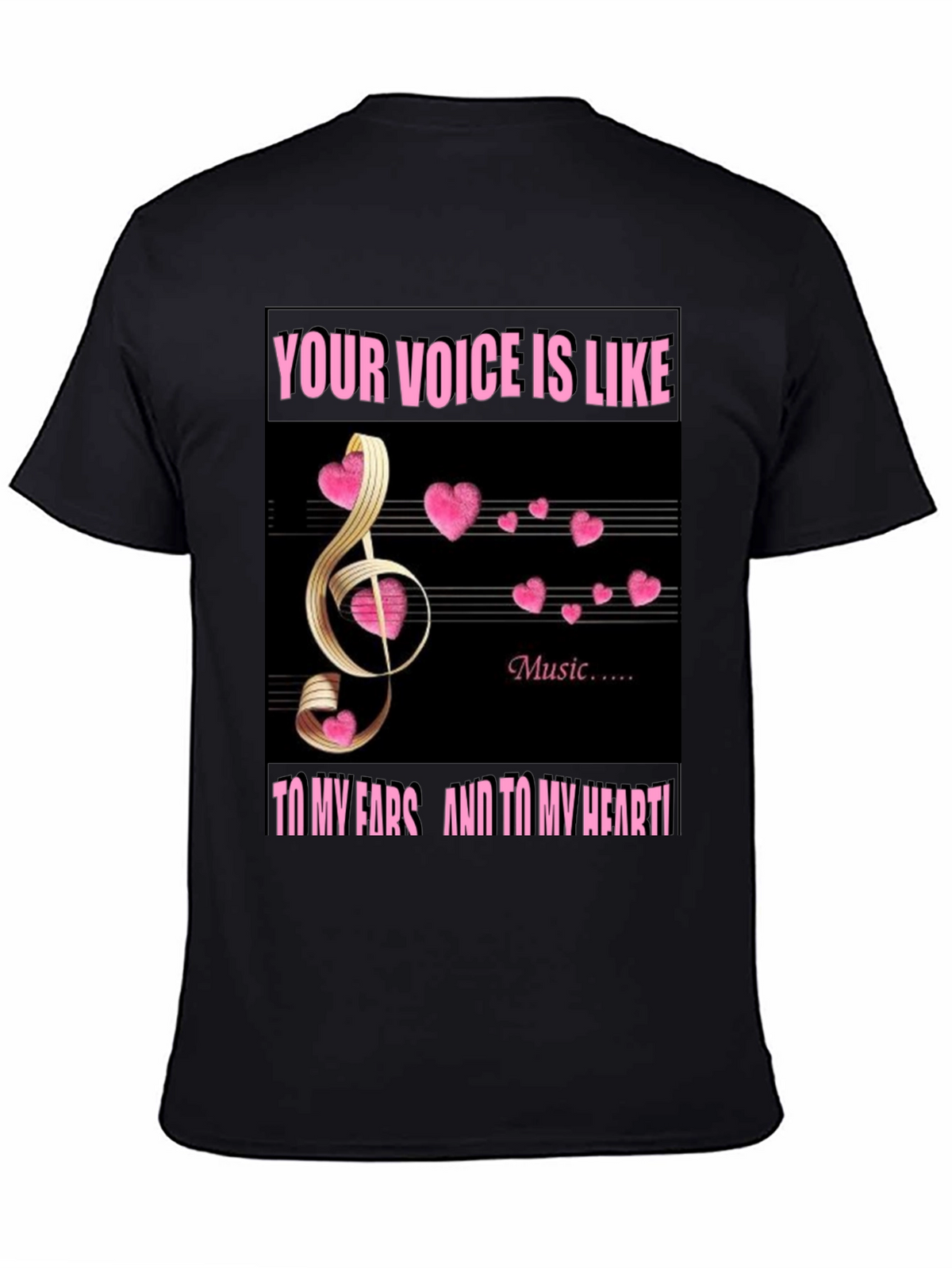 Voice is Like Music Graphic Tee