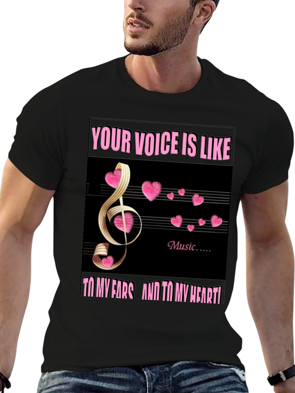 Voice is Like Music Graphic Tee