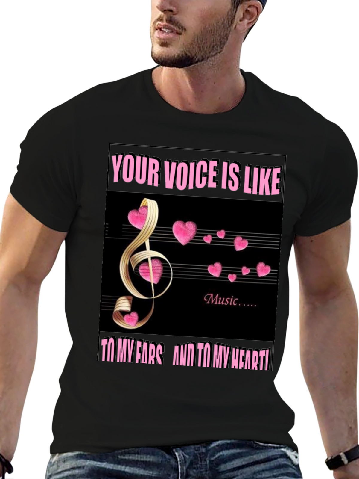 Voice is Like Music Graphic Tee