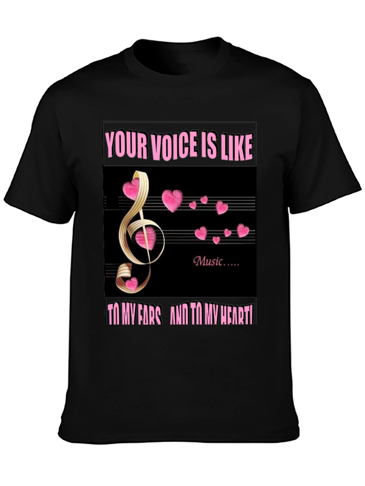 Voice is Like Music Graphic Tee