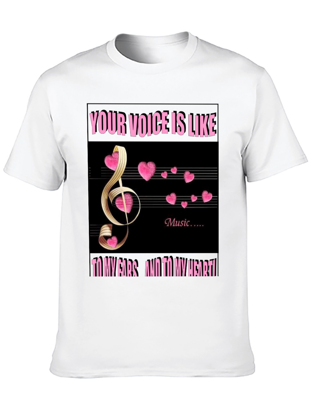 Voice is Like Music Graphic Tee