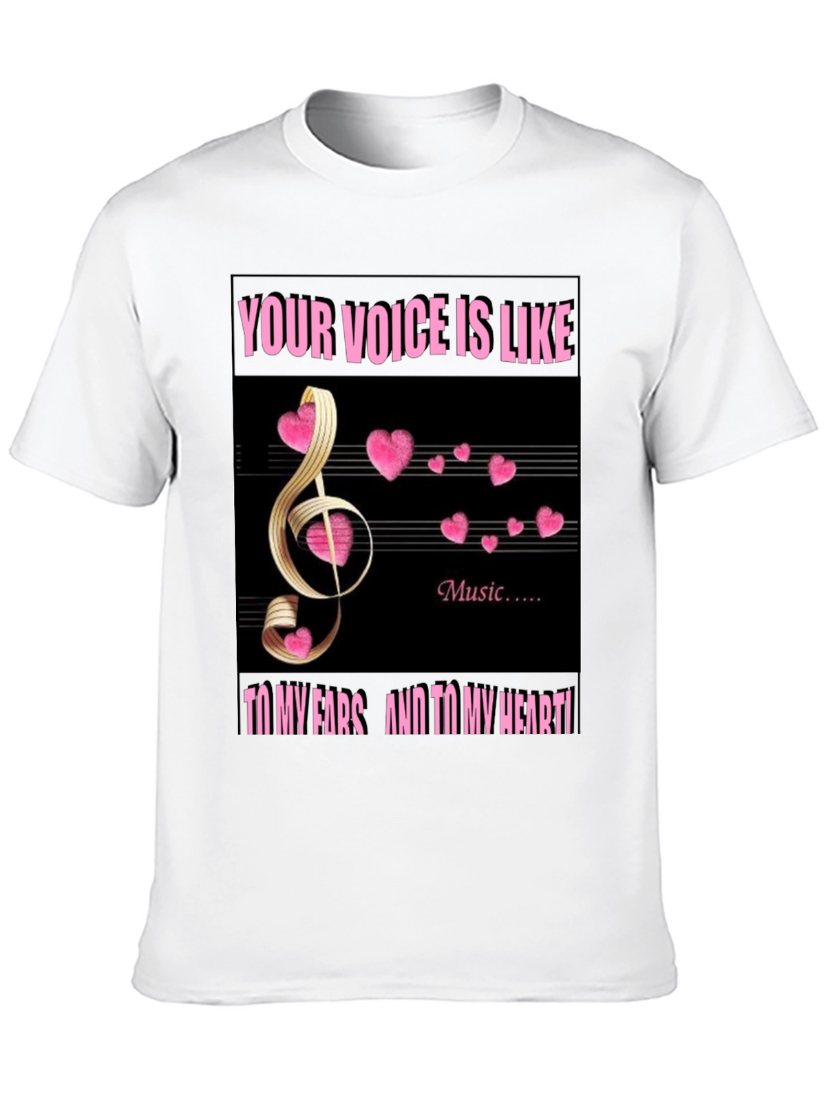 Voice is Like Music Graphic Tee