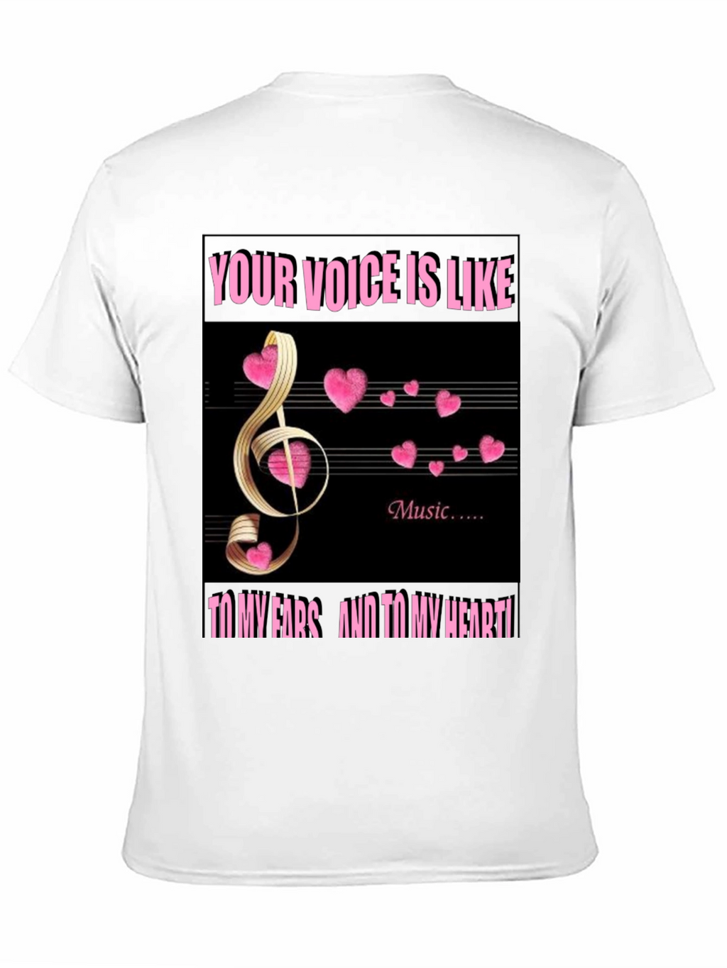 Voice is Like Music Graphic Tee