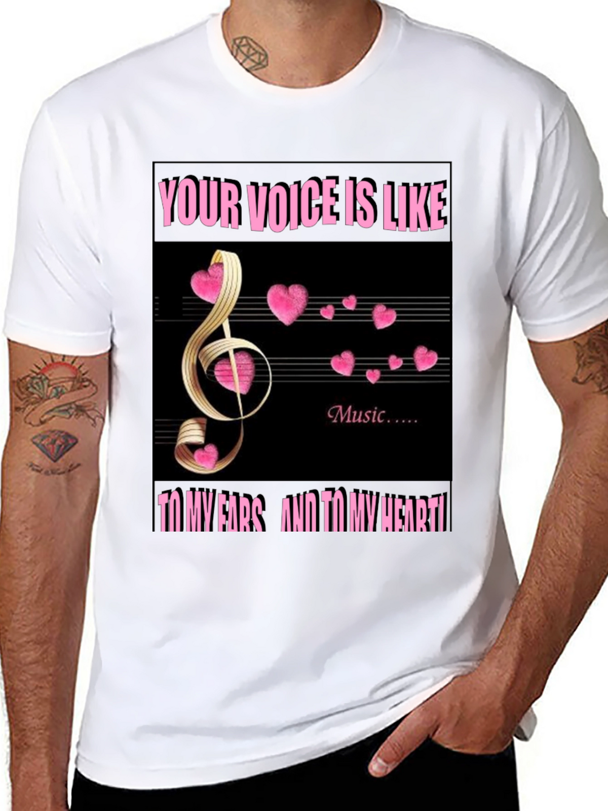 Voice is Like Music Graphic Tee