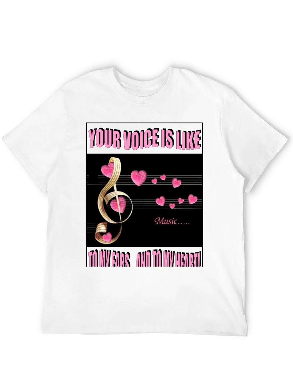 Voice is Like Music Graphic Tee