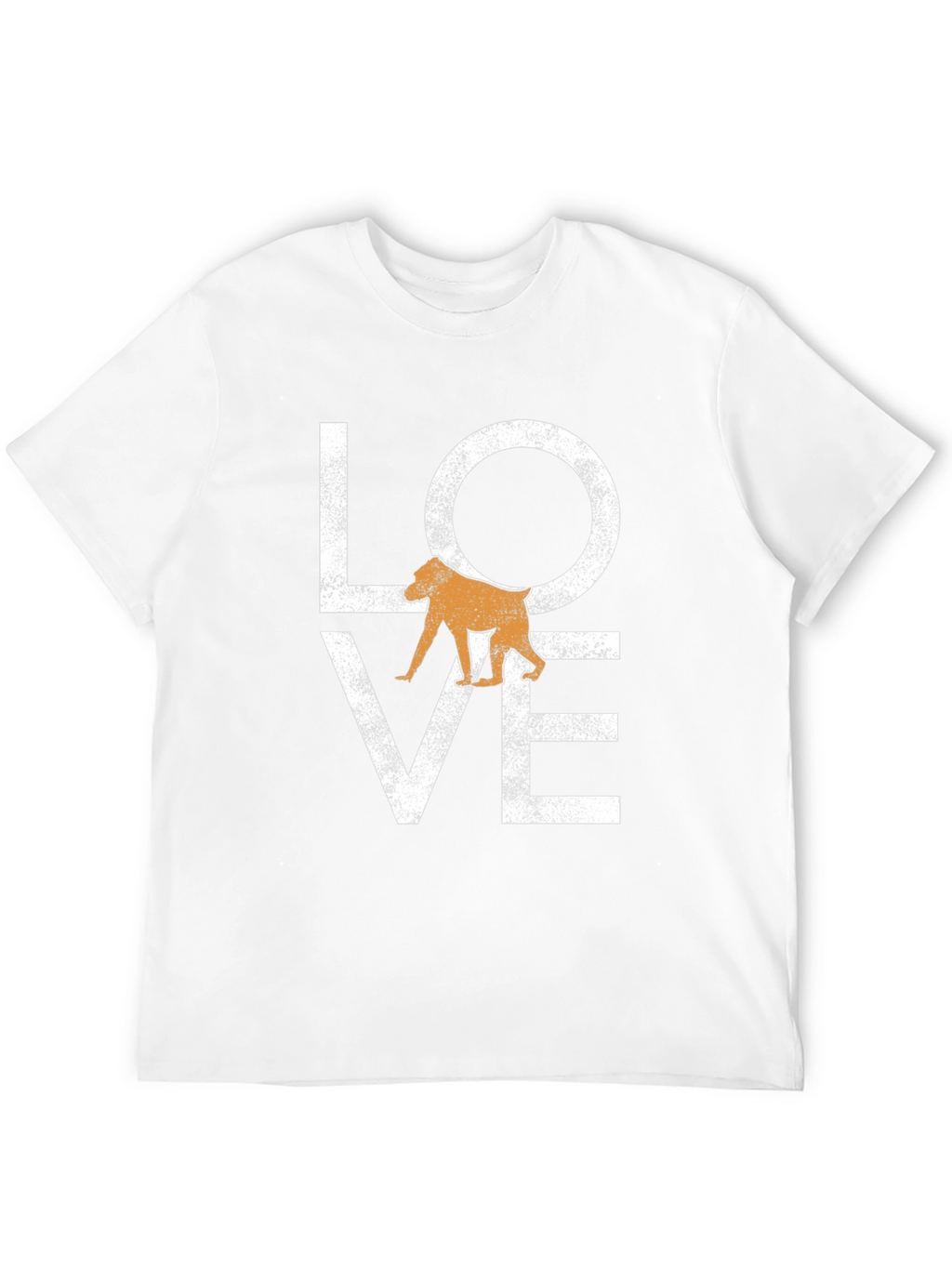Love Baboon Graphic Tee - Soft Black T-Shirt