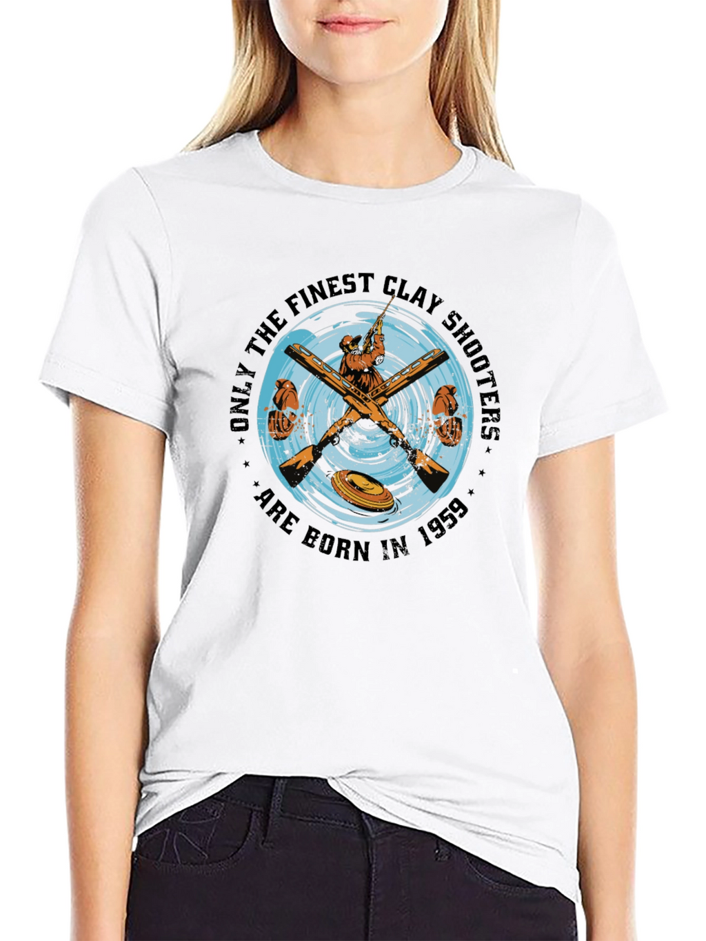 Finest Clay Shooters T-Shirt - Born in 1959
