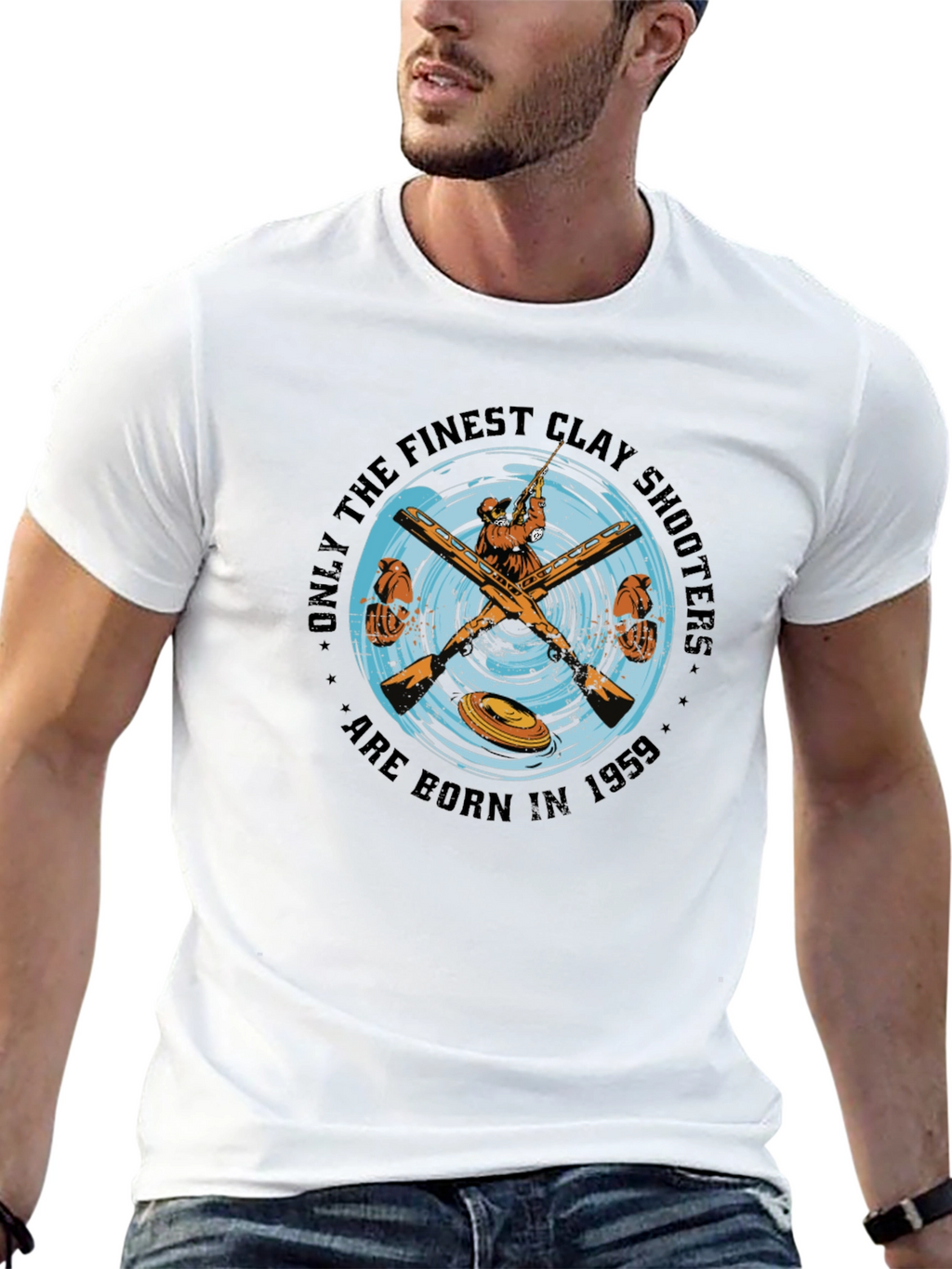 Finest Clay Shooters T-Shirt - Born in 1959