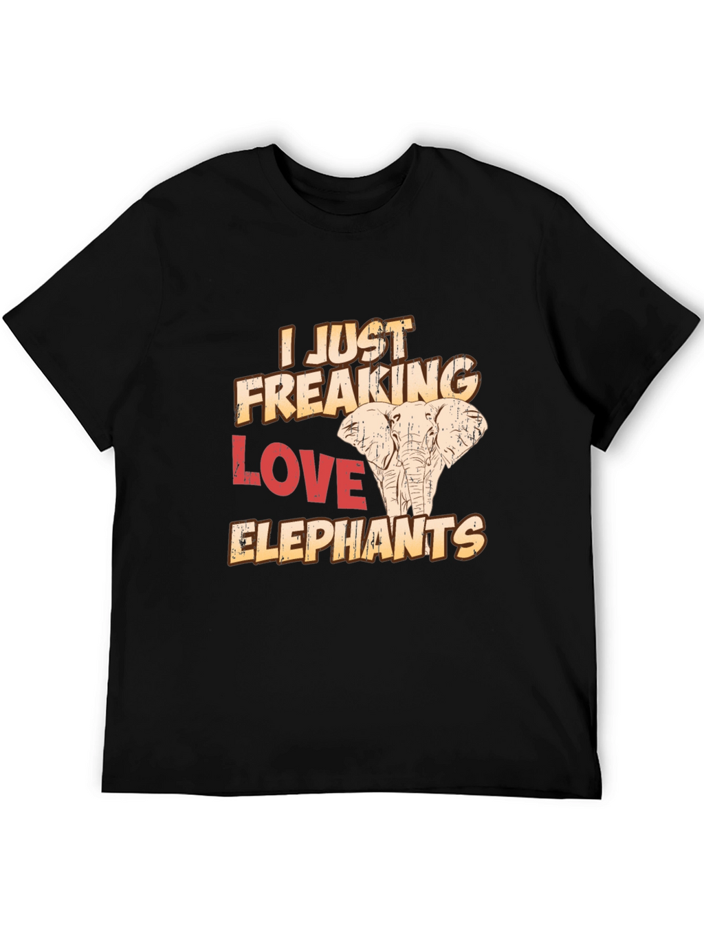 I Just Freaking Love Elephants T-Shirt