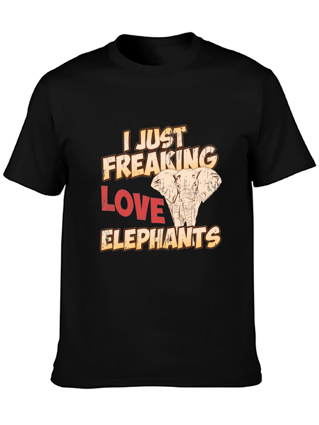 I Just Freaking Love Elephants T-Shirt