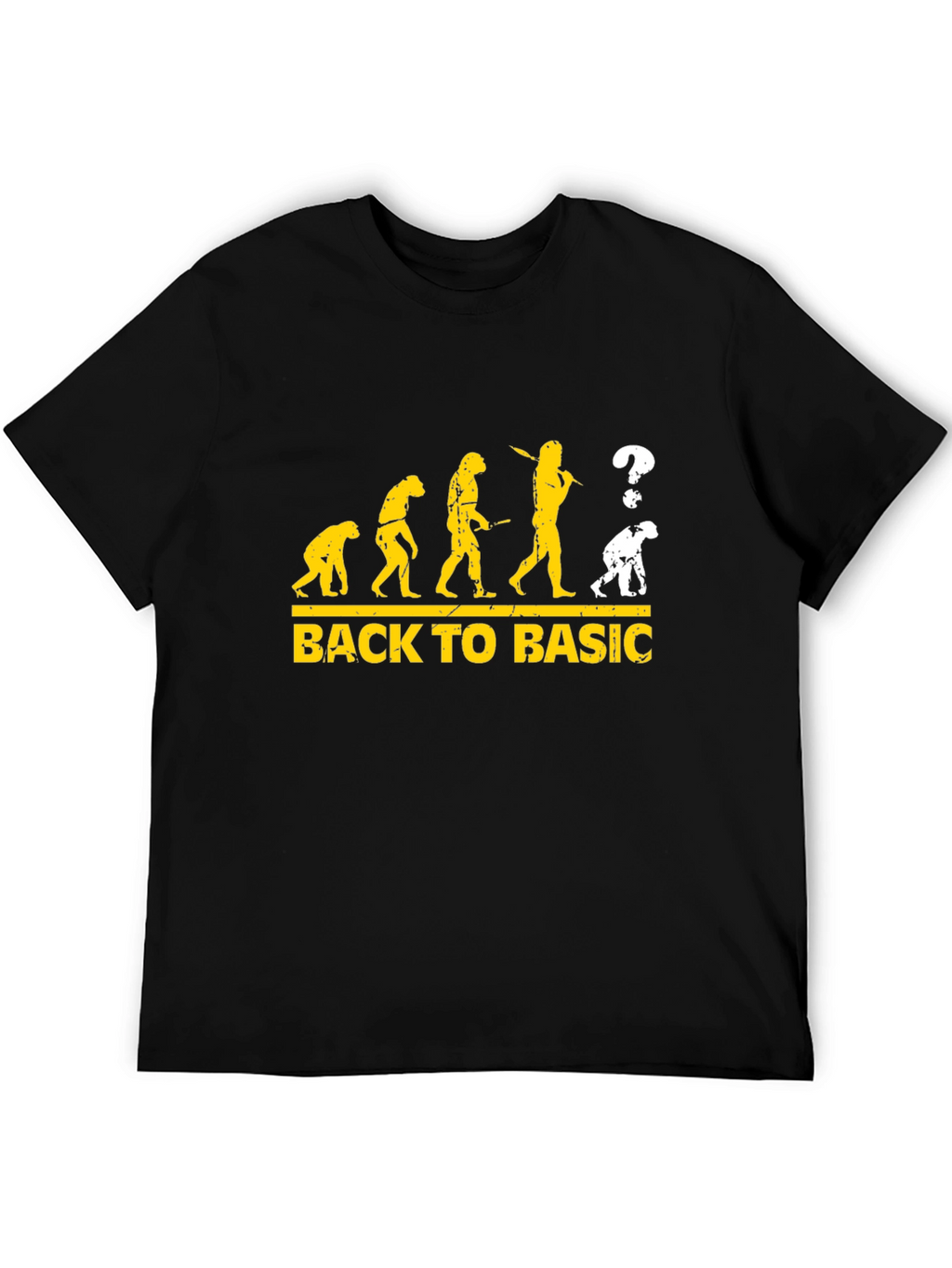 Back to Basic Evolution Graphic T-Shirt