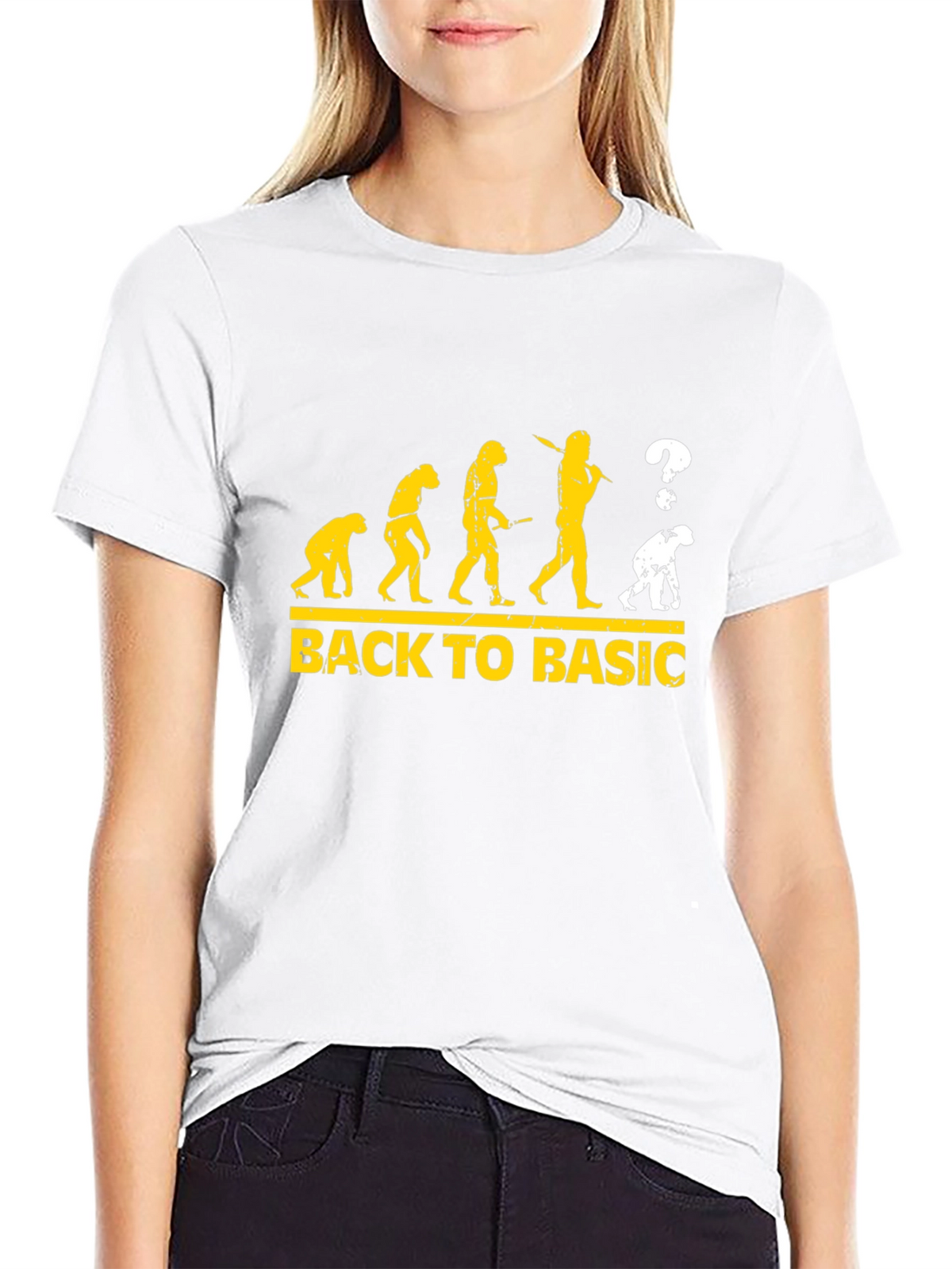 Back to Basic Evolution Graphic T-Shirt