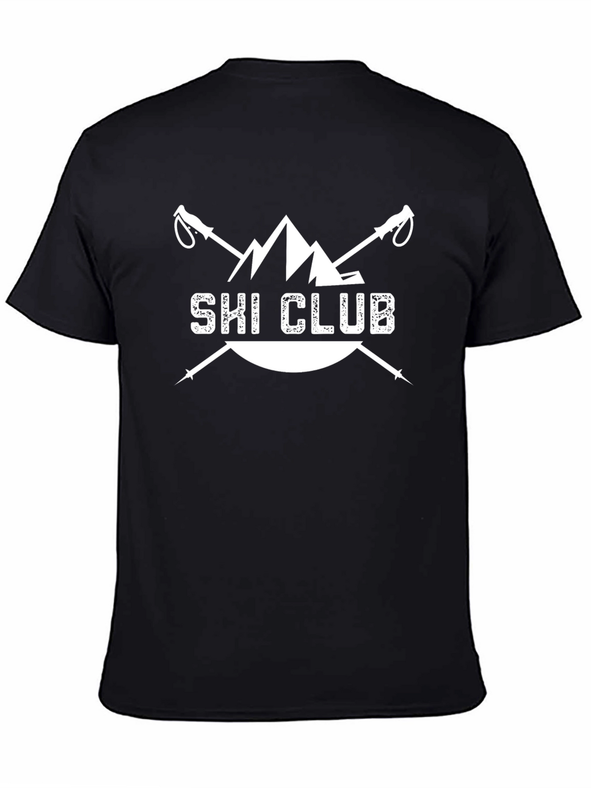 Ski Club Graphic T-Shirt - Mountain Adventure Tee