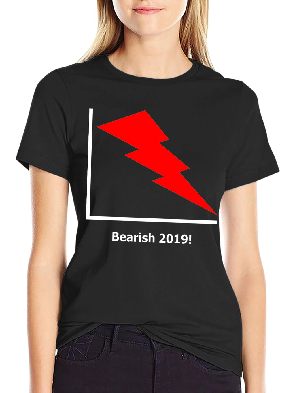 Bearish 2019 Graphic Tee - Black Cotton