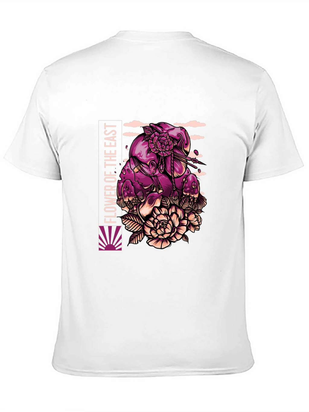 Flower of the East Graphic Tee - Black