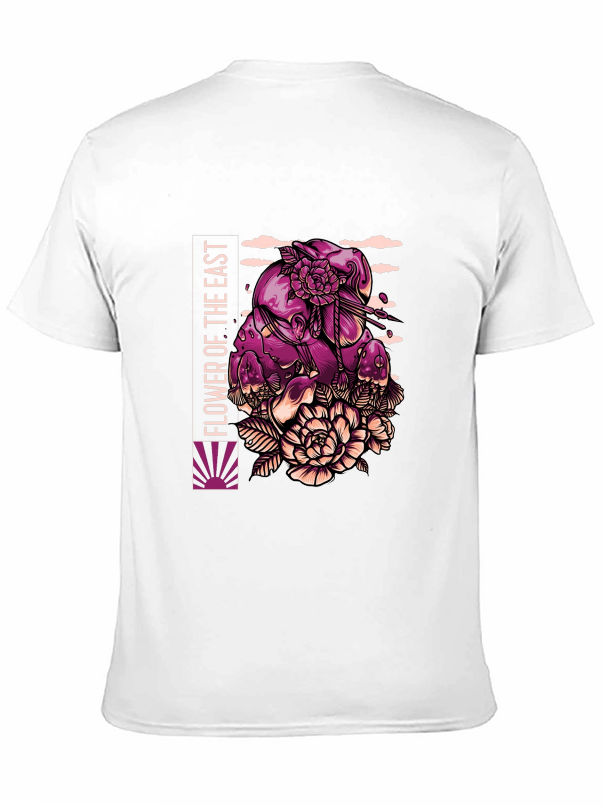 Flower of the East Graphic Tee - Black