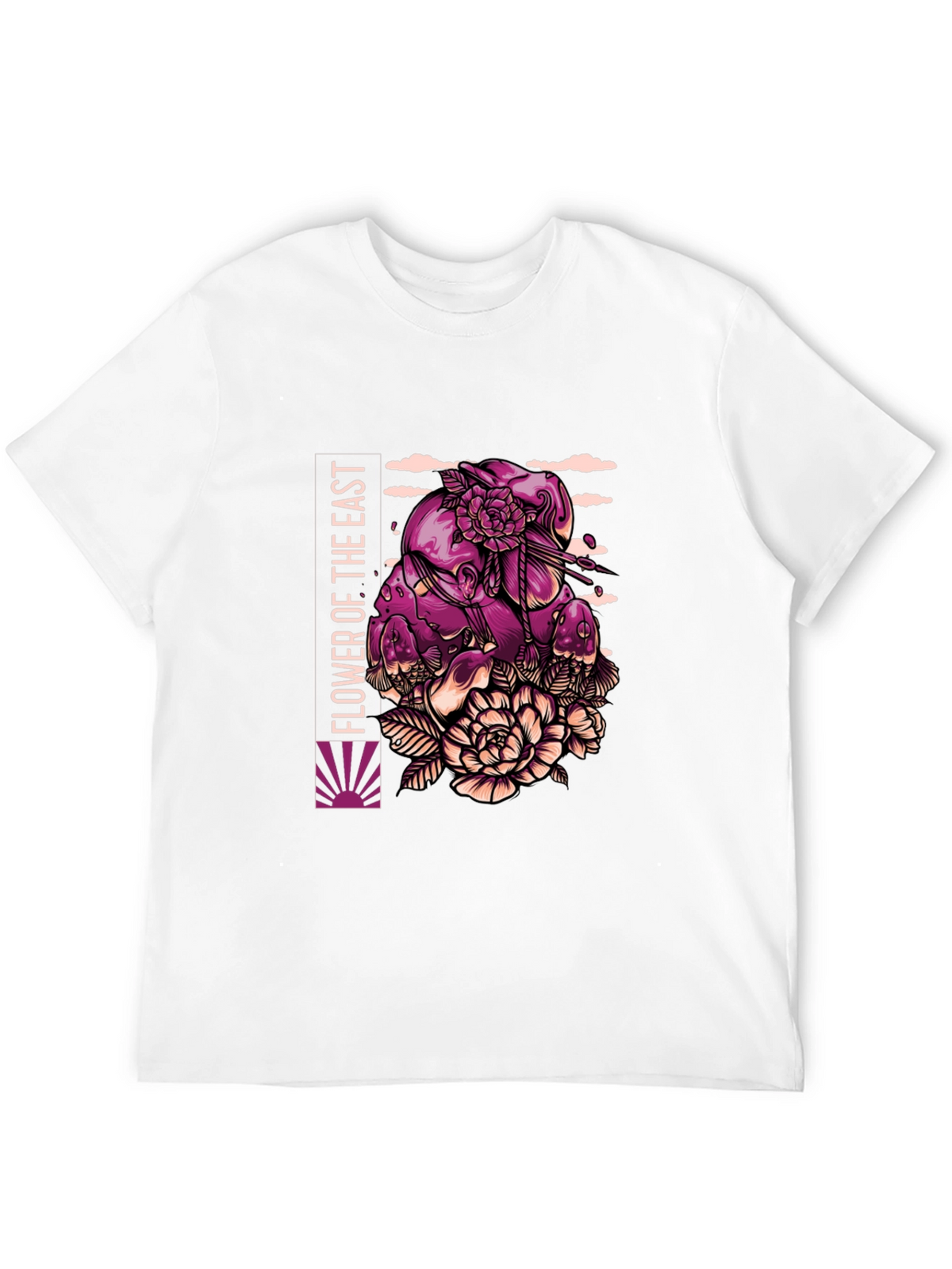 Flower of the East Graphic Tee - Black