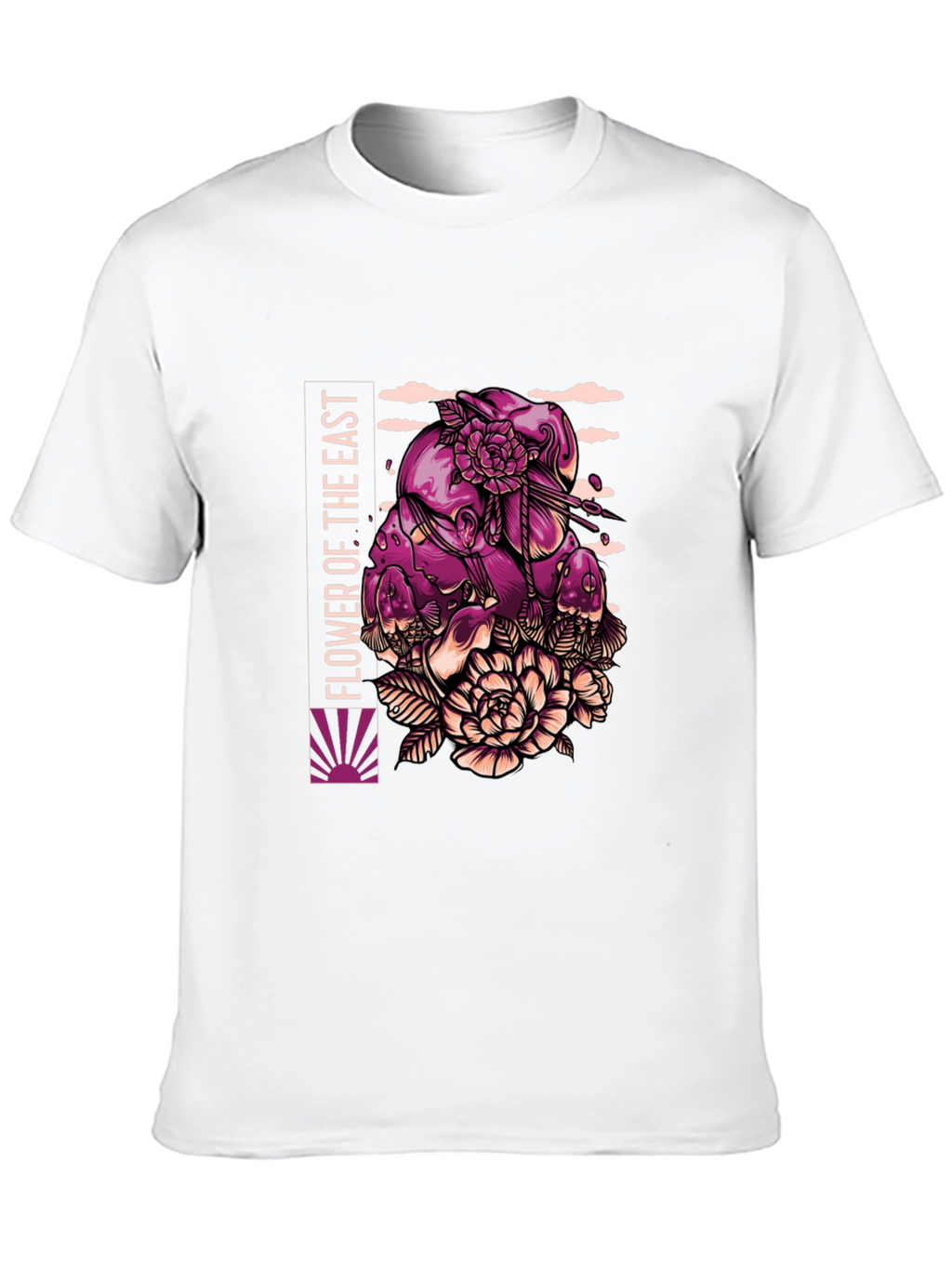Flower of the East Graphic Tee - Black