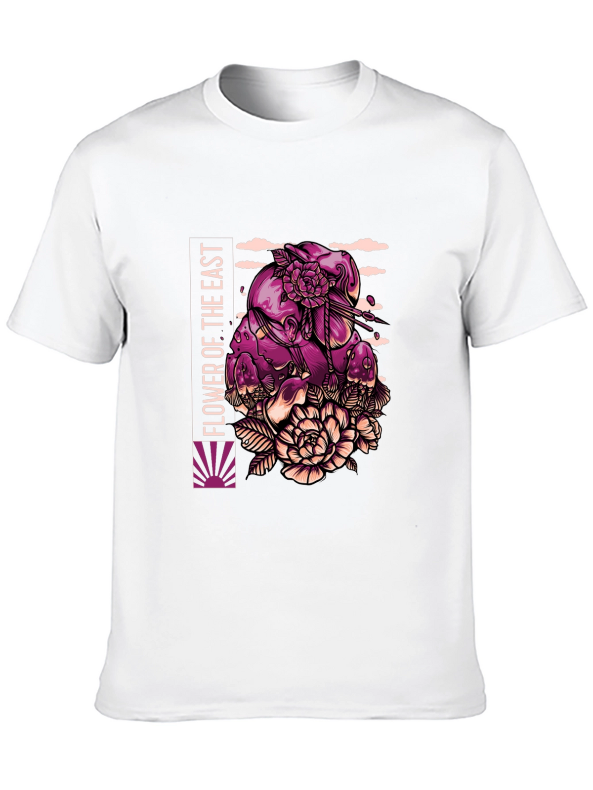 Flower of the East Graphic Tee - Black