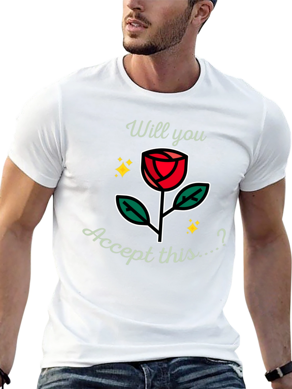 Will You Accept This Rose? Graphic Tee